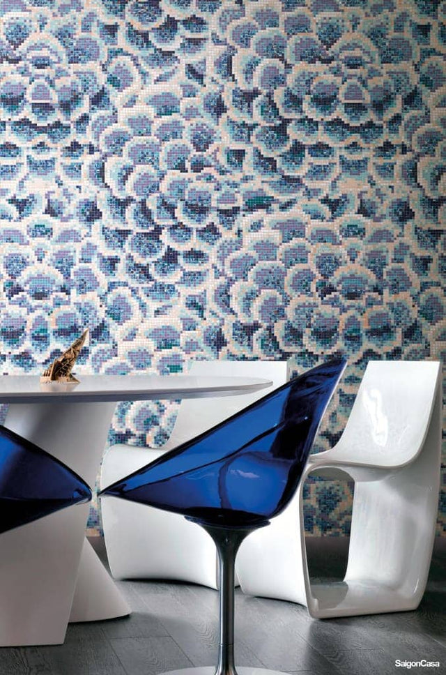 Mosaic thủy tinh Bisazza Dalia Blu