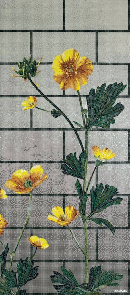 Mosaic Thủy Tinh Bisazza Ranunculus - SaigonCasa | Curated Surfaces & Contemporary Living