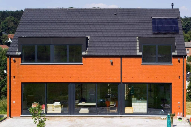 Ngói lợp mái Châu Âu Datura Đen Mờ