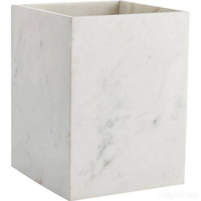Thùng Đựng Rác Khô Đá Marble - SaigonCasa | Curated Surfaces & Contemporary Living