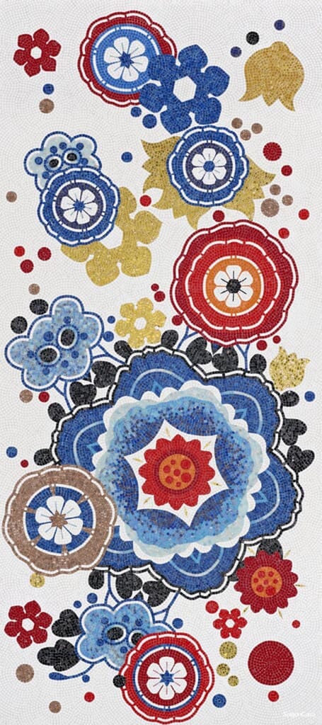 Tranh Mosaic Thủy Tinh Bisazza Home & Garden