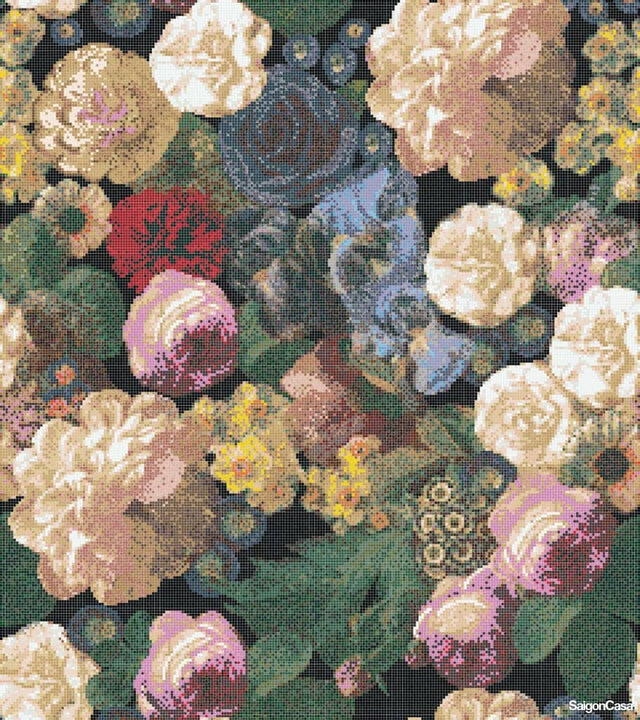 Tranh Mosaic Thủy Tinh Bisazza Home & Garden