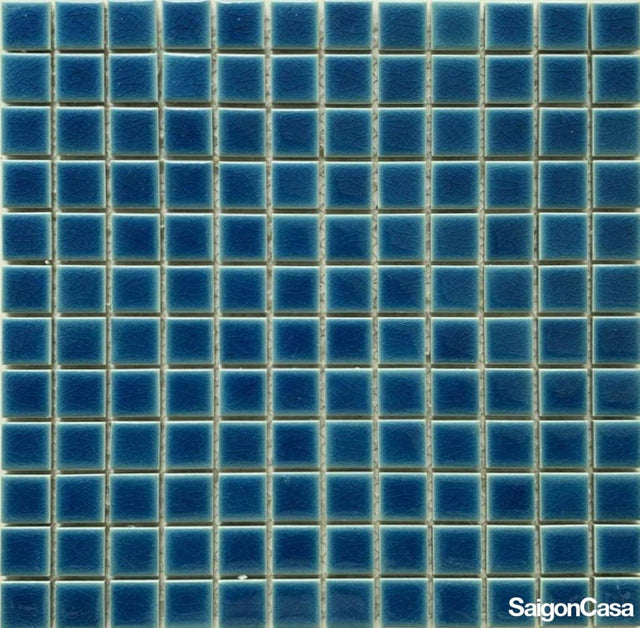 Gạch Mosaic Gốm Tráng Men Blue Pool - SaigonCasa | Curated Surfaces & Contemporary Living