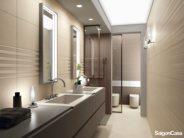 Gạch Phòng Tắm Luxury 30.5x56cm - SaigonCasa | Curated Surfaces & Contemporary Living