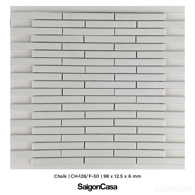 Mosaic Nhật Bản Chalk - SaigonCasa | Curated Surfaces & Contemporary Living