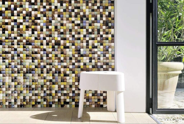 Mosaic vỏ dừa Cocomosaico Mosaic