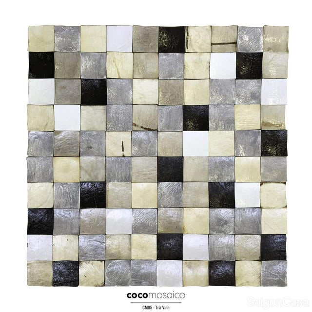 Mosaic vỏ dừa Cocomosaico Mosaic