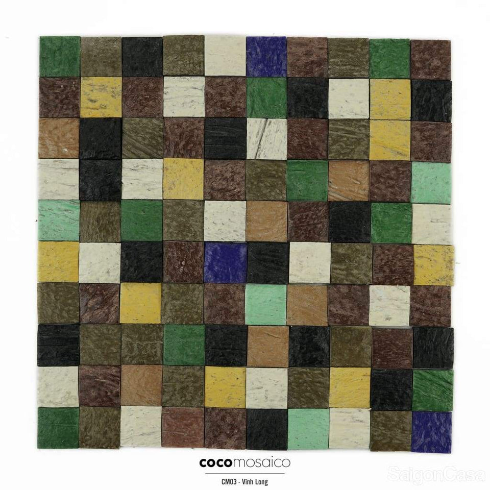 Mosaic vỏ dừa Cocomosaico Mosaic