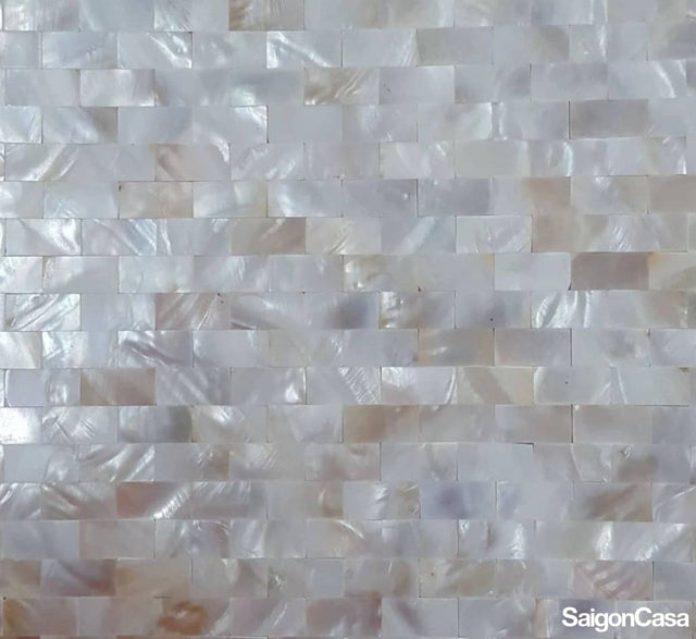 Mosaic Vỏ Sò Hình Chữ Nhật - SaigonCasa | Curated Surfaces & Contemporary Living