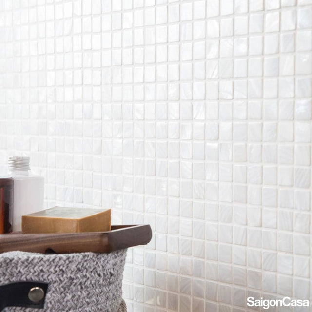 Mosaic Vỏ Sò Hình Vuông - SaigonCasa | Curated Surfaces & Contemporary Living