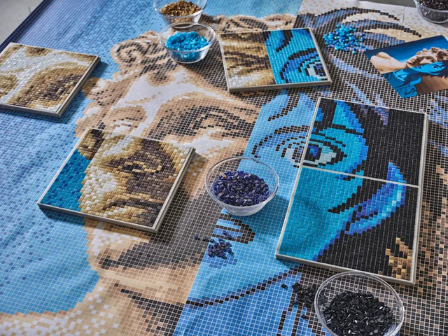 gạch mosaic thủy tinh