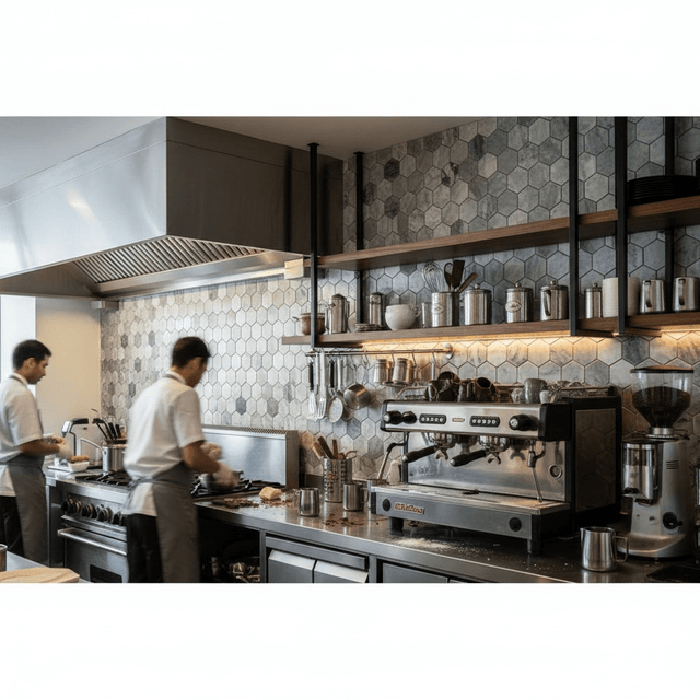 Mosaic Lục Giác Raggio Verde