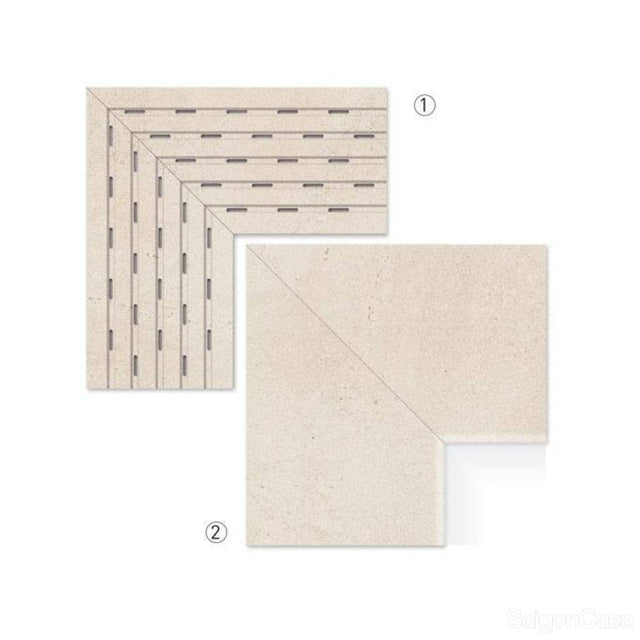 Bậc Cầu Thang - Viền hồ bơi