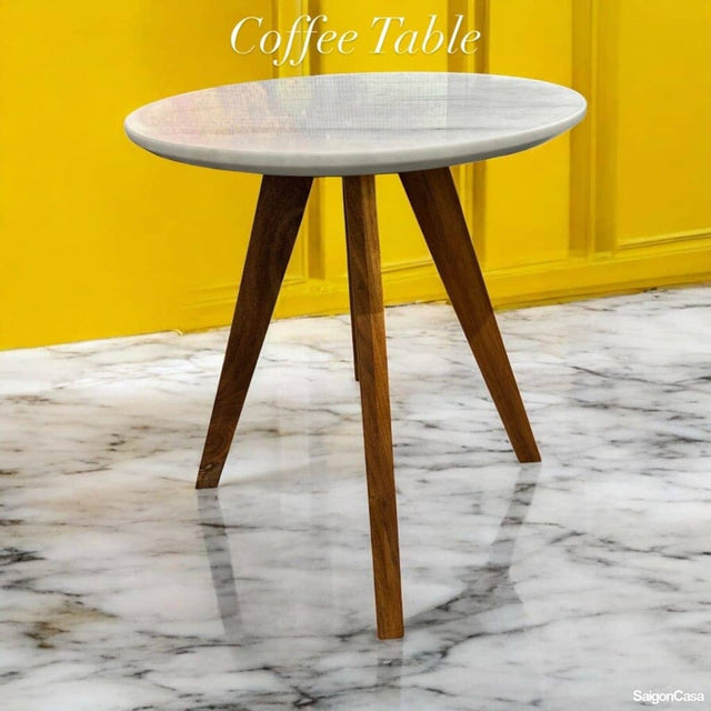Bàn Cafe Mặt Đá - SaigonCasa | Curated Surfaces & Contemporary Living
