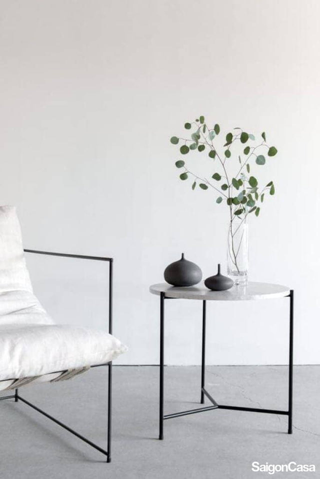 Bàn Terrazzo Tròn 1/3 - SaigonCasa | Curated Surfaces & Contemporary Living