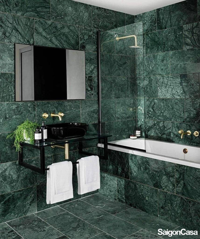 Đá Marble Emeraude - SaigonCasa | Curated Surfaces & Contemporary Living