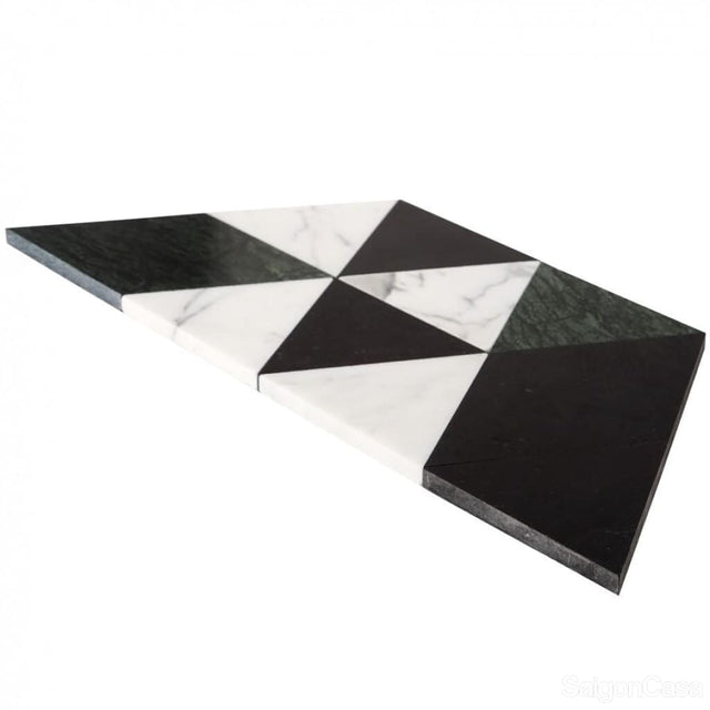 Đá Marble Mosaic Trio Mix - SaigonCasa | Curated Surfaces & Contemporary Living