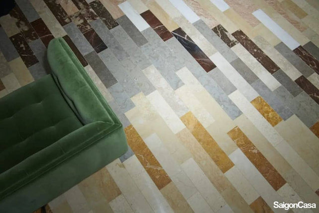 Đá Marble Phối Nhiều Màu - SaigonCasa | Curated Surfaces & Contemporary Living
