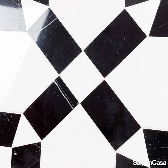 Đá Marble Trang Trí Black & White - SaigonCasa | Curated Surfaces & Contemporary Living