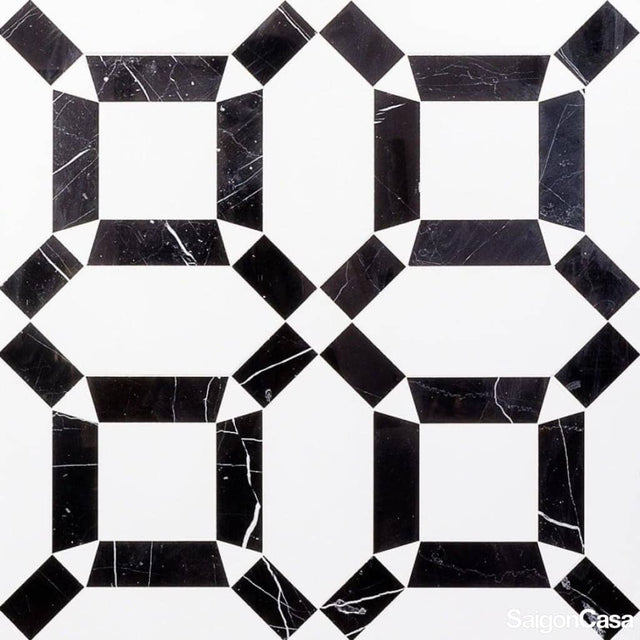 Đá Marble Trang Trí Black & White - SaigonCasa | Curated Surfaces & Contemporary Living