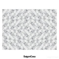 Đá Marble Trang Trí - Carrara Bianco Stripe - SaigonCasa | Curated Surfaces & Contemporary Living