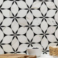 Đá Marble Trang Trí Fiore B&W - SaigonCasa | Curated Surfaces & Contemporary Living