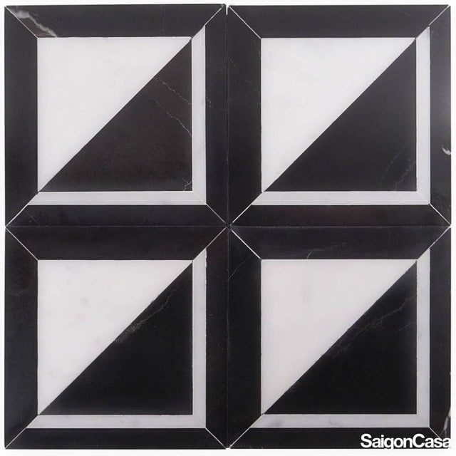 Đá Marble Trang Trí Nero Carrara - SaigonCasa | Curated Surfaces & Contemporary Living