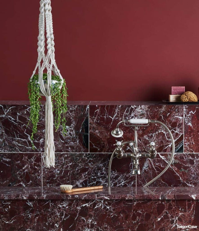 Đá marble Rosso Levanto