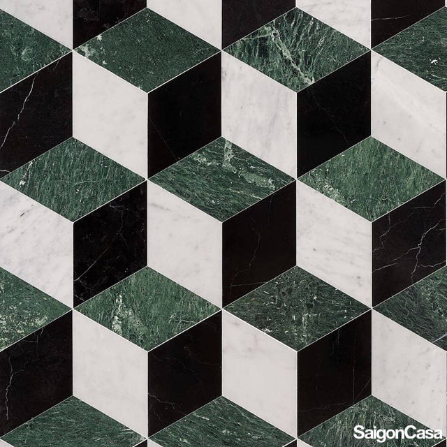 Đá Mosaic Trio Diamond - SaigonCasa | Curated Surfaces & Contemporary Living