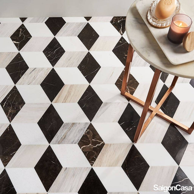 Đá Mosaic Trio Diamond - SaigonCasa | Curated Surfaces & Contemporary Living
