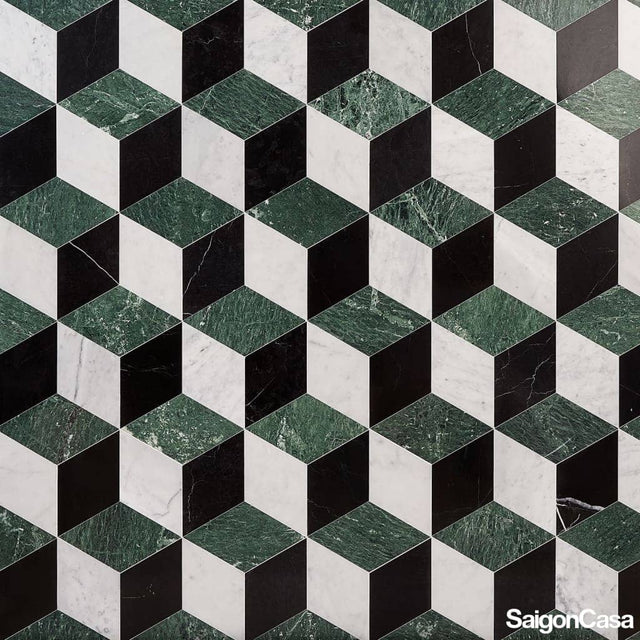 Đá Mosaic Trio Diamond - SaigonCasa | Curated Surfaces & Contemporary Living