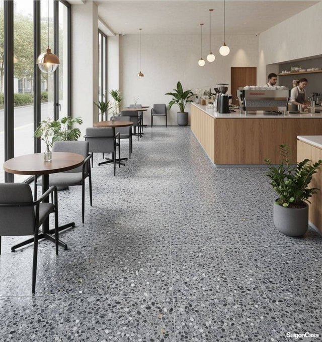 Đá Terrazzo Fossil - SaigonCasa | Curated Surfaces & Contemporary Living