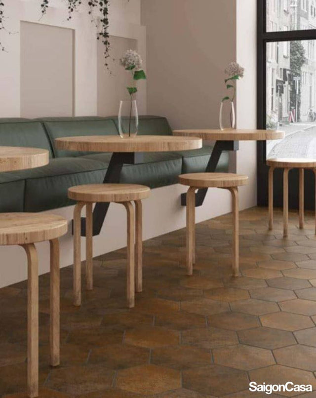Gạch Hiệu Ứng Kim Loại Oxide Robin - SaigonCasa | Curated Surfaces & Contemporary Living