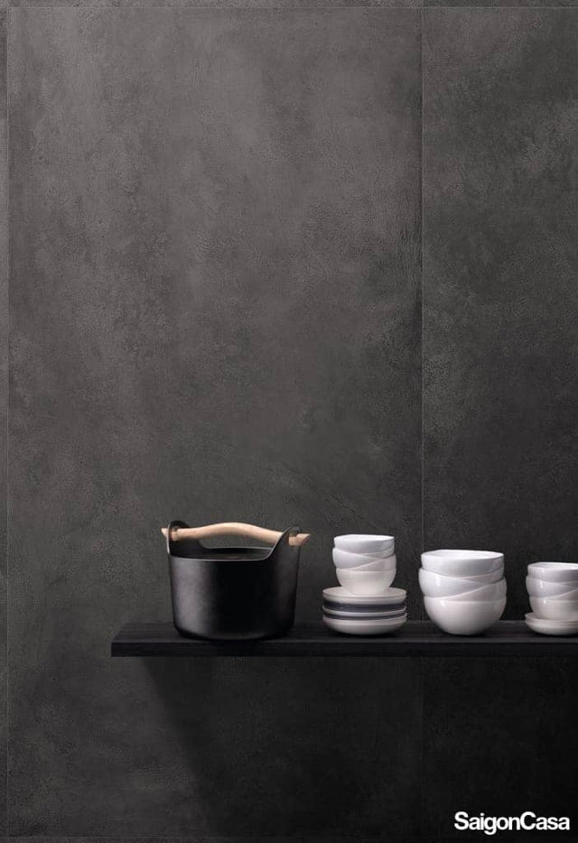 Gạch Hiệu Ứng Kim Loại Type Dark - SaigonCasa | Curated Surfaces & Contemporary Living