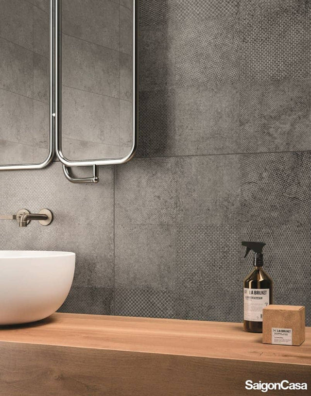 Gạch hiệu ứng xi măng beton Street Silver