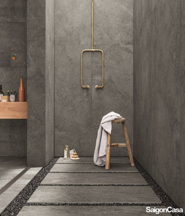 Gạch hiệu ứng xi măng beton Street Silver