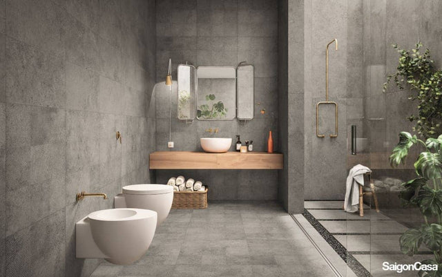 Gạch hiệu ứng xi măng beton Street Silver 30X60
