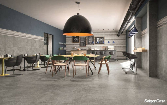 Gạch hiệu ứng xi măng beton Street Silver 60X60
