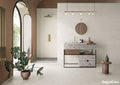 Gạch khổ lớn hiệu ứng xi măng Silver Grain White - SaigonCasa | Curated Surfaces & Contemporary Living