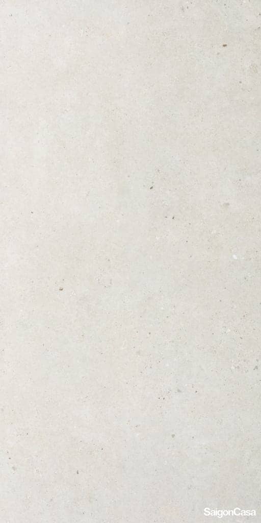 Gạch khổ lớn hiệu ứng xi măng Silver Grain White - SaigonCasa | Curated Surfaces & Contemporary Living