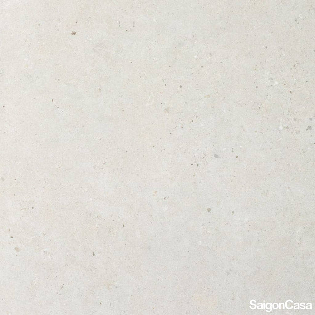 Gạch khổ lớn hiệu ứng xi măng Silver Grain White - SaigonCasa | Curated Surfaces & Contemporary Living