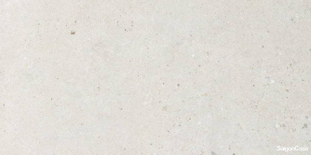 Gạch khổ lớn hiệu ứng xi măng Silver Grain White - SaigonCasa | Curated Surfaces & Contemporary Living