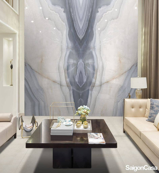 Gạch Khổ Lớn Vân Đá Agata Blue 120x270cm - SaigonCasa | Curated Surfaces & Contemporary Living