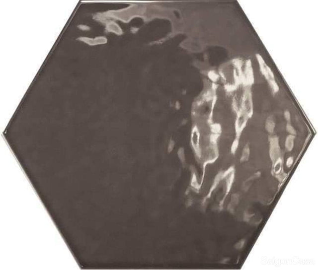Gạch Lục Giác Hexatile Gris Oscuro Brillo 17.5X20