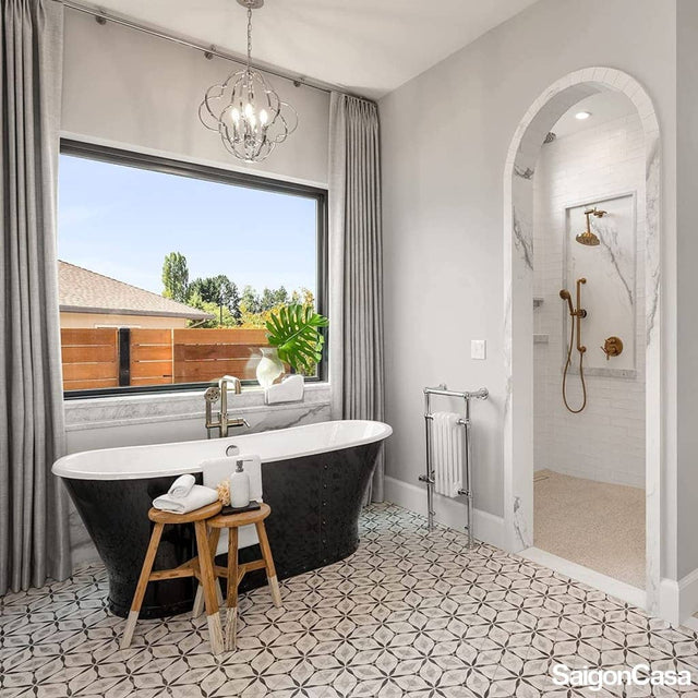 Gạch Lục Giác Hoa Văn Bardiglio - SaigonCasa | Curated Surfaces & Contemporary Living