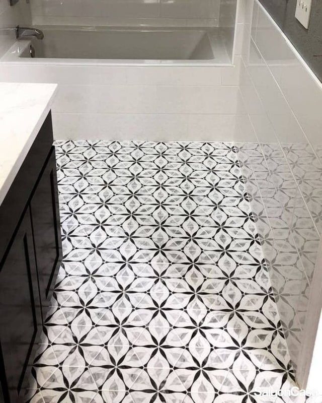 Gạch Lục Giác Hoa Văn Bardiglio - SaigonCasa | Curated Surfaces & Contemporary Living