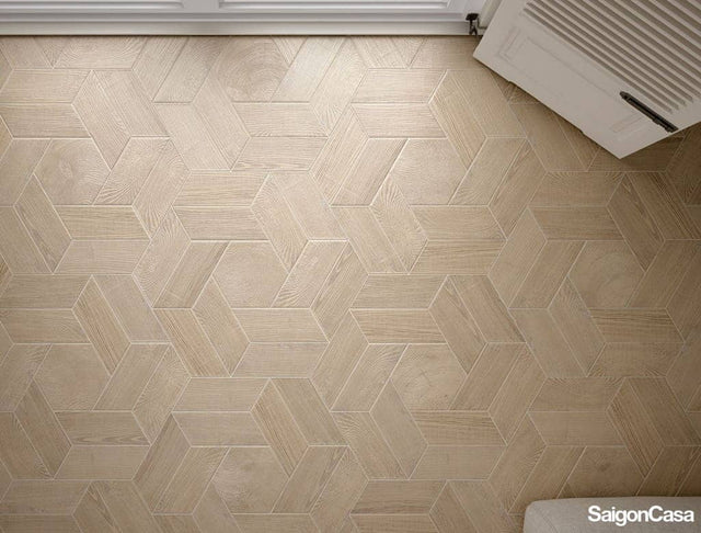 Gạch Lục Giác Vân Gỗ Hexawood