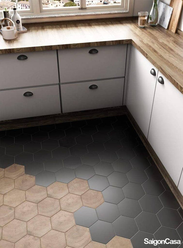 Gạch Lục Giác Vân Gỗ Hexawood - SaigonCasa | Curated Surfaces & Contemporary Living