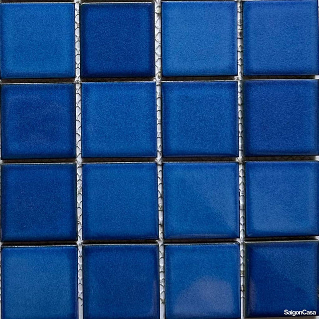 Gạch Mosaic Basic Deep Blue - SaigonCasa | Curated Surfaces & Contemporary Living