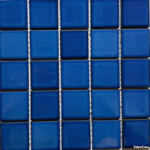 Gạch Mosaic Basic Deep Blue - SaigonCasa | Curated Surfaces & Contemporary Living